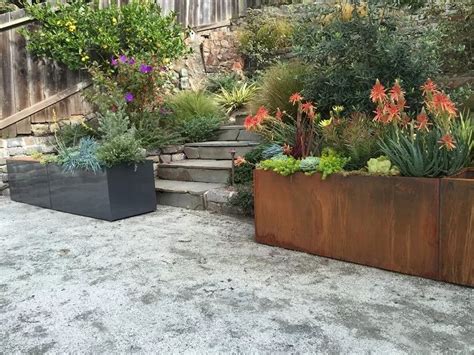 elisabetta corten steel planter box 17 stories|corten steel planter boxes.